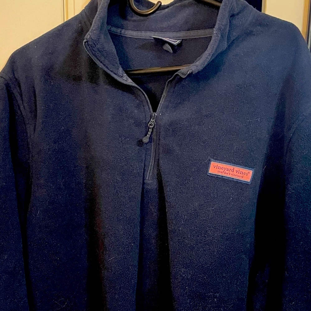 Mens XL Vineyard vines fleece pullover